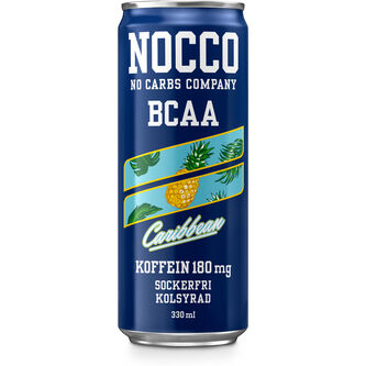 Nocco Caribbean Bcaa Energidryck Burk 24 x 33cl