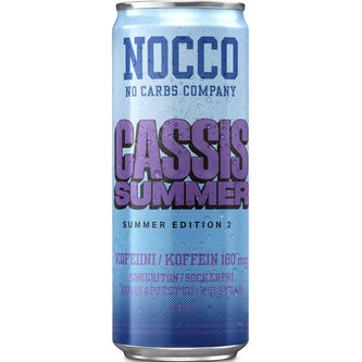 Nocco Cassis Energidryck Burk 24 x33cl.