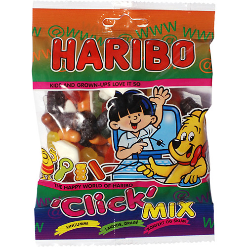 Haribo Click Mix (Förpackning 30 x 80 g)
