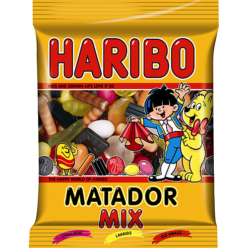 Haribo Matador Mix (Förpackning 30 x 80 g)