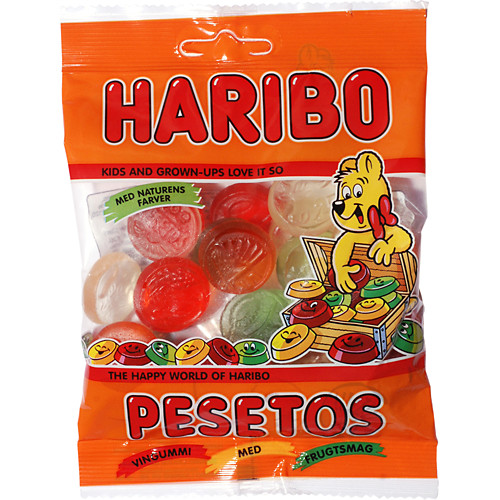 Haribo Pesetos (Förpackning 28 x 80 g)