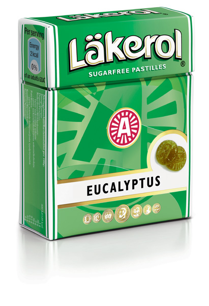 Läkerol  Eucalyptus (Förpackning 48 x23 g)