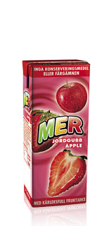 MER Jordgubb/Äpple (Förpackning 30 x 20 cl)