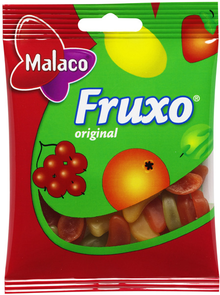 Malaco Fruxo (Förpackning 28 x 80g)