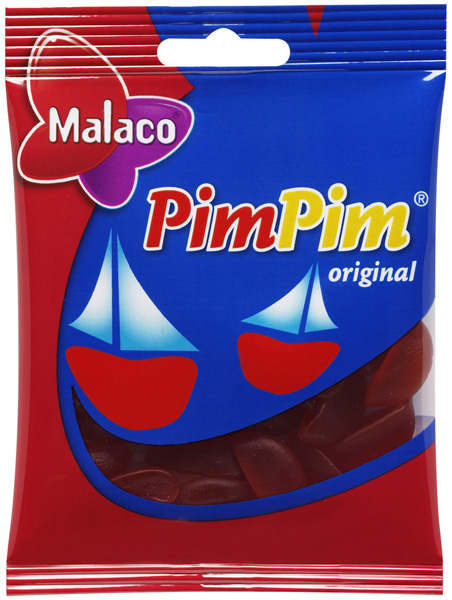 Malaco Pim Pim (Förpackning 28 x 80g)